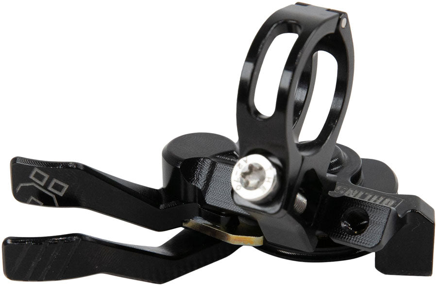 Ohlins Suspension Fork and Rear Shock Remote Lever - For RXC34 Forks and TXC Shocks, 3-position, Matchmaker Compatible, Black