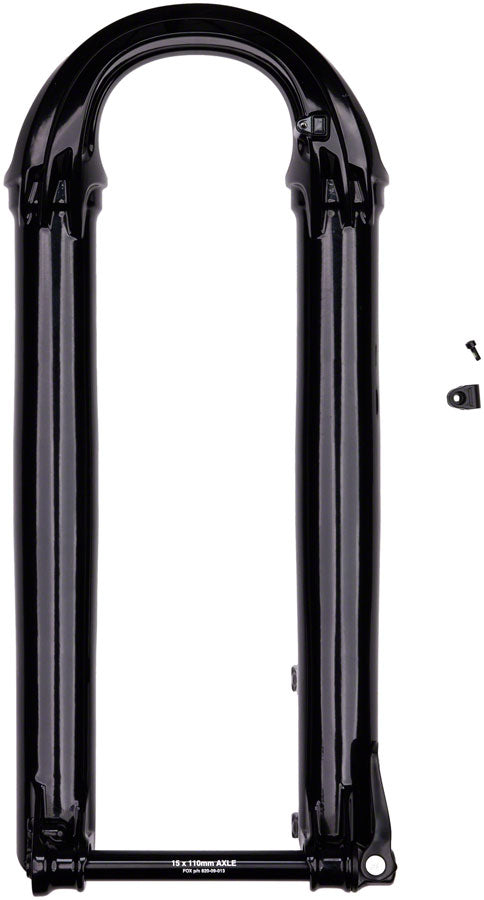 FOX Lower Leg Assembly - 2022 34 29in 140 15x110, QR, Fox Shiny Black, F-S P-SE