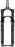 RockShox Reba RL Suspension Fork - 26 140 mm 15 x 100 40 mm Offset Black