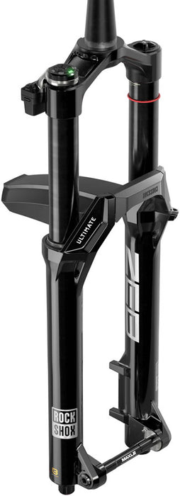 RockShox ZEB Ultimate Flight Attendant Charger 3.2 Suspension Fork - 29", 170mm, 15x110mm, 44mm Offset, Linear XL, Gloss Black, B1