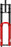 RockShox BoXXer Ultimate Fork, 29" 15x110, 48mm, 200mm, Red 00.4021.277.006