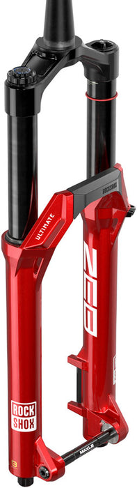 RockShox ZEB Ultimate Charger 3.2 RC2 Suspension Fork - 29", 150mm, 15x110mm, 44mm Offset, Linear XL Air Spring, Electric Red, B1