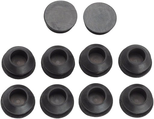 Jagwire Frame Plug Refill Bag - Closed Type for 8.0mm Round Frame Port, Bag/10 Plugs