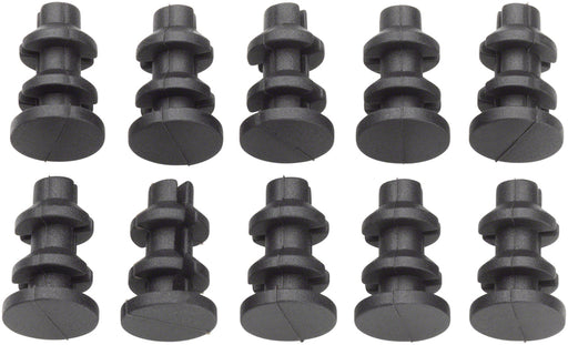 Jagwire Frame Plug Refill Bag - Closed Type for 5.7-6.0mm Round Frame Port, Bag/10 Plugs