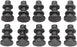 Jagwire Frame Plug Refill Bag - Closed Type for 5.7-6.0mm Round Frame Port, Bag/10 Plugs