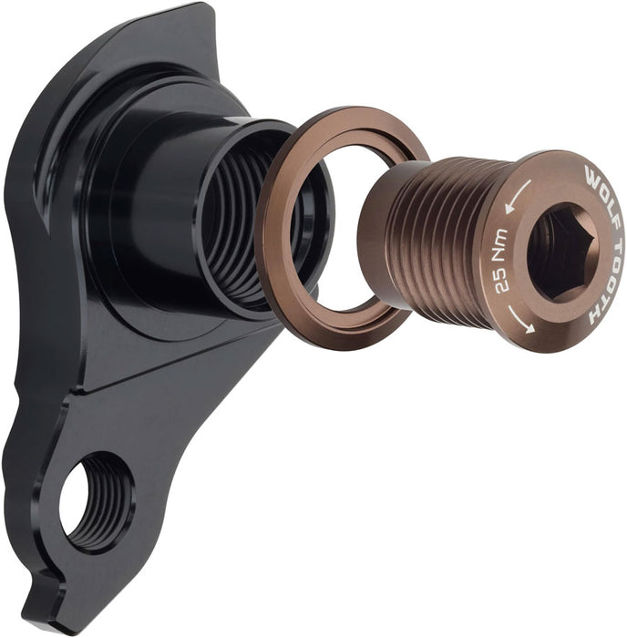 Wolf Tooth Components Universal Derailleur Hanger (UDH), Espresso