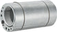 Problem Solvers Bushnell Eccentric Bottom Bracket - Classic Fat, 100mm x 54mm Silver