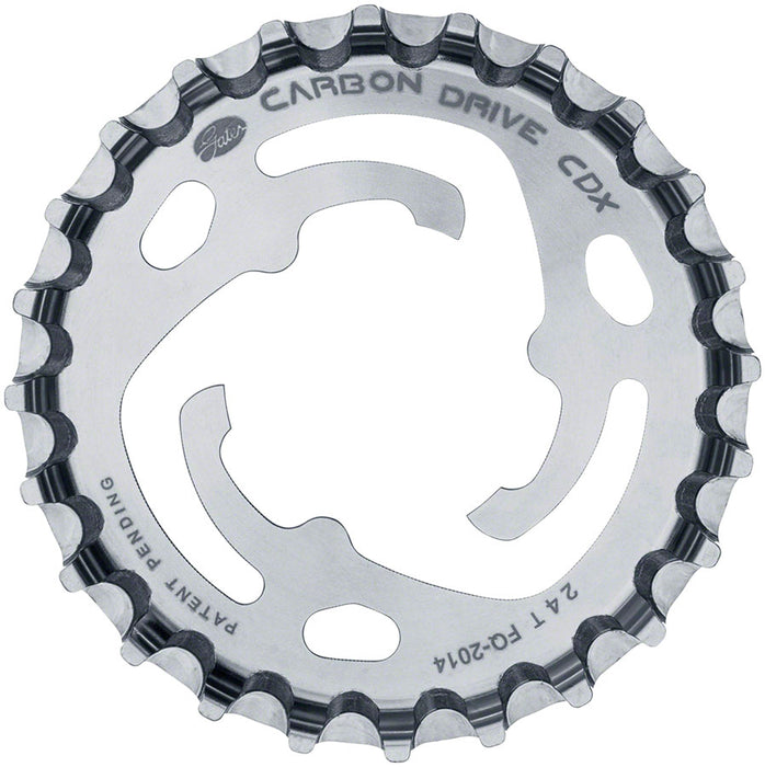 Gates Carbon Drive Belt Drive CDX Rear Cog, SureFit 3-Lobe - 24t