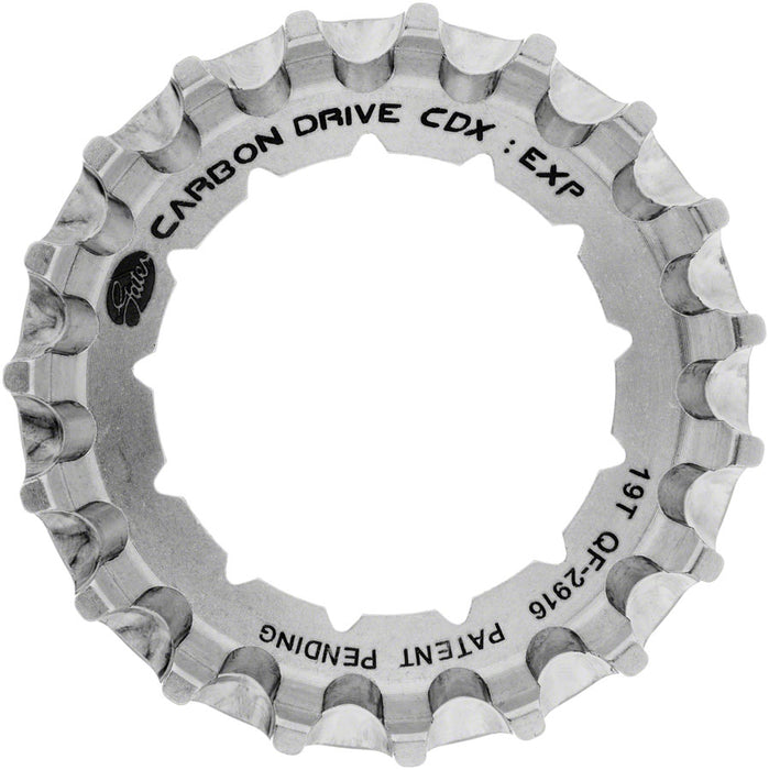 Gates Carbon Drive Belt Drive CDX:EXP Rear Cog, Rohloff Splined- 19t