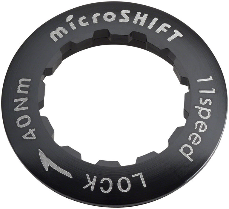 microSHIFT Cassette Lockring - Alloy, Black