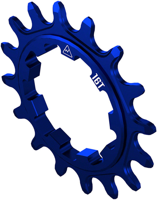 Wheels Manufacturing SOLO-SPEED Cog - 16t, Fits SOLO-SPLINE and SOLO-XD kits, Blue