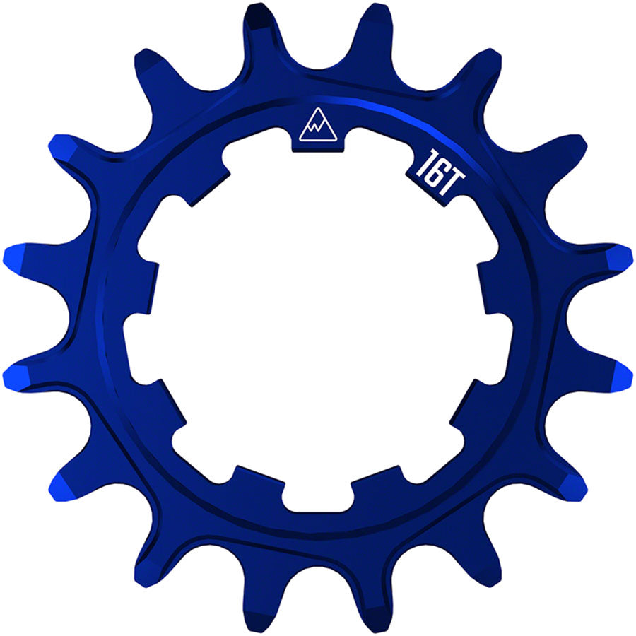 Wheels Manufacturing SOLO-SPEED Cog - 16t, Fits SOLO-SPLINE and SOLO-XD kits, Blue