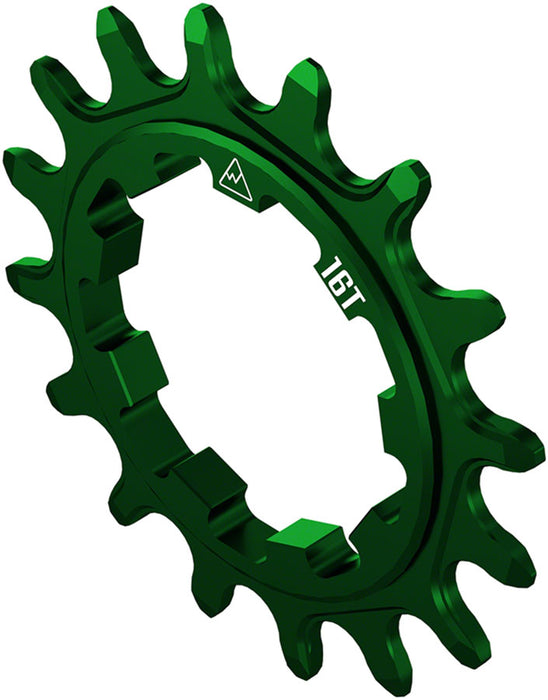 Wheels Manufacturing SOLO-SPEED Cog - 16t, Fits SOLO-SPLINE and SOLO-XD kits, Green