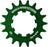 Wheels Manufacturing SOLO-SPEED Cog - 18t, Fits SOLO-SPLINE and SOLO-XD kits, Green