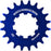 Wheels Manufacturing SOLO-SPEED Cog - 20t, Fits SOLO-SPLINE and SOLO-XD kits, Blue