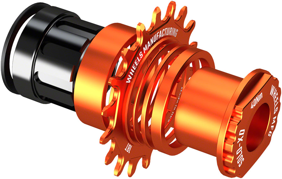 Wheels Mfg SOLO-XD Singlespeed Conversion Kit, Orange