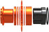 Wheels Mfg SOLO-XD Singlespeed Conversion Kit, Orange