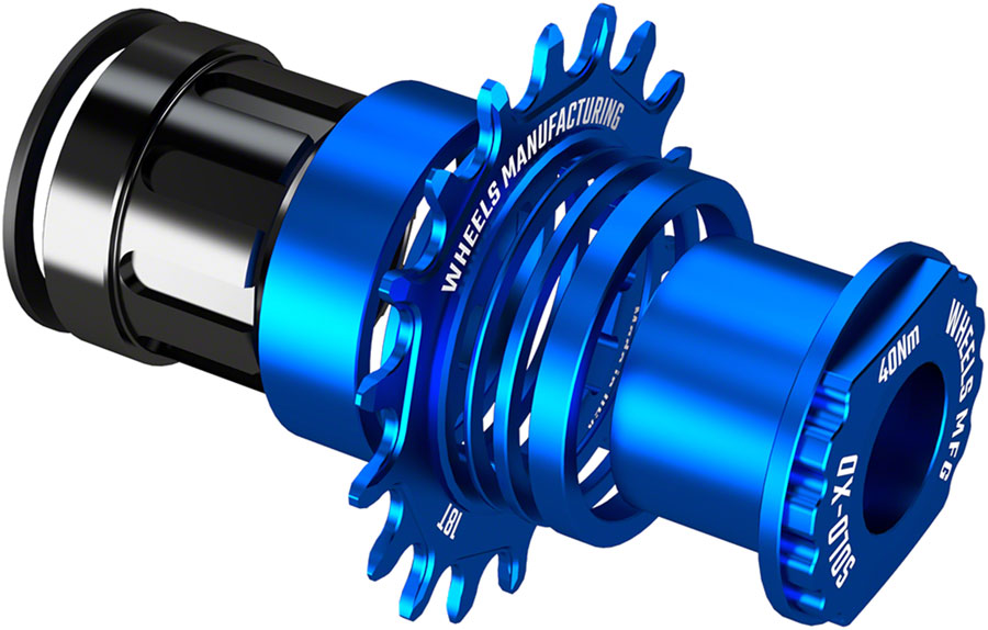 Wheels Mfg SOLO-XD Singlespeed Conversion Kit, Blue