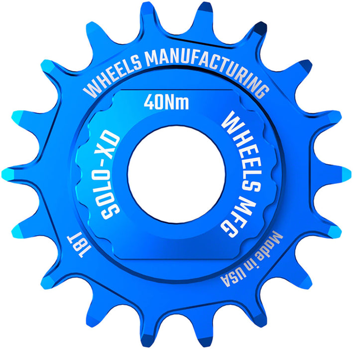 Wheels Mfg SOLO-XD Singlespeed Conversion Kit, Blue