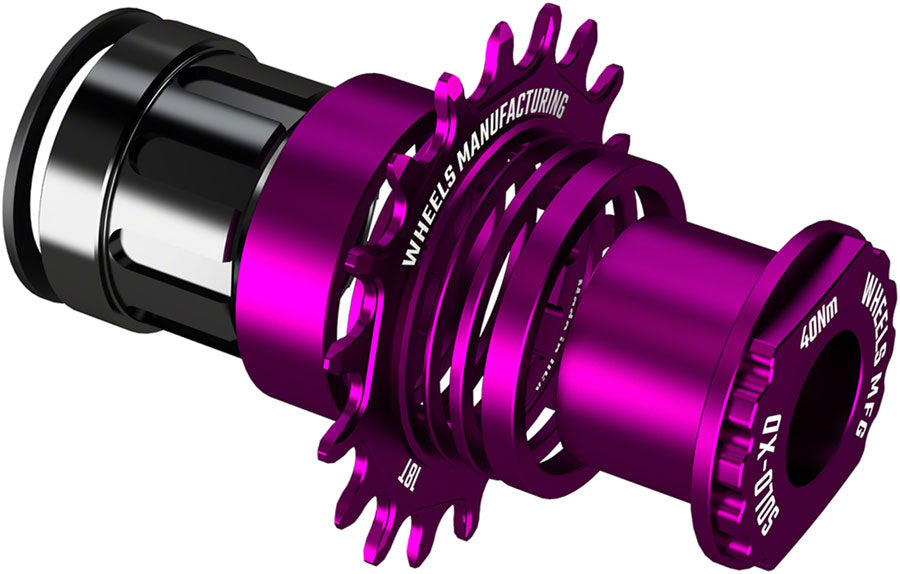 Wheels Mfg SOLO-XD Singlespeed Conversion Kit, Purple