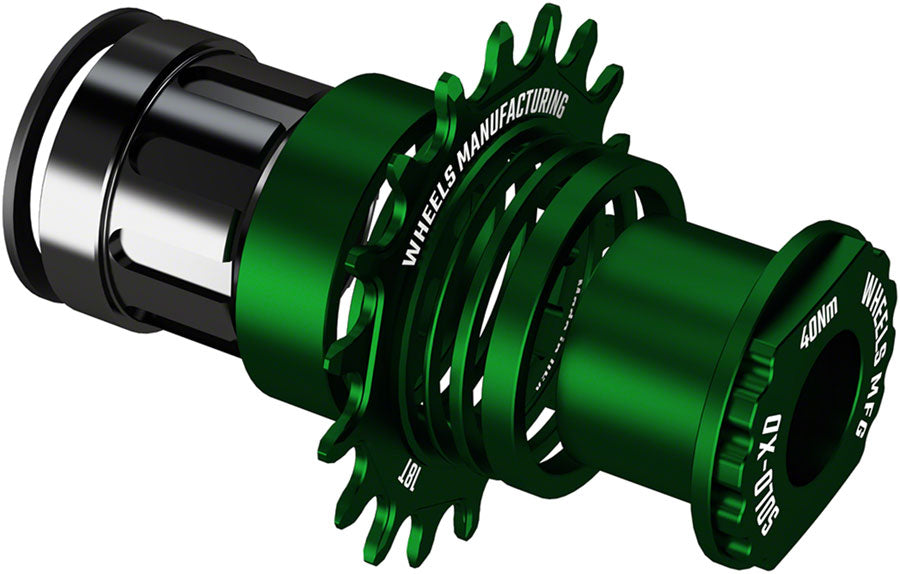 Wheels Mfg SOLO-XD Singlespeed Conversion Kit, Green