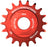 Wheels Mfg SOLO-SPLINE Singlespeed Conversion Kit, Red