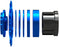 Wheels Mfg SOLO-SPLINE Singlespeed Conversion Kit, Blue