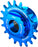 Wheels Mfg SOLO-SPLINE Singlespeed Conversion Kit, Blue