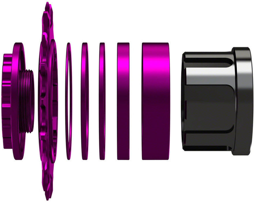 Wheels Mfg SOLO-SPLINE Singlespeed Conversion Kit, Purple