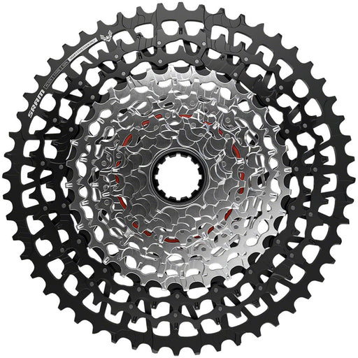 SRAM GX Eagle T-Type XS-1275 Cassette - 12-Speed, 10-52t, For XD Driver, Black/Silver