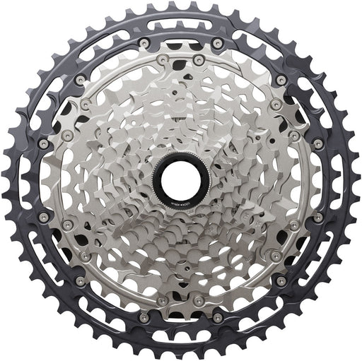Shimano Deore XT CS-M8200-12 Cassette - 12-Speed, 10-51t, Hyperglide+, Micro Spline, Gray/Silver