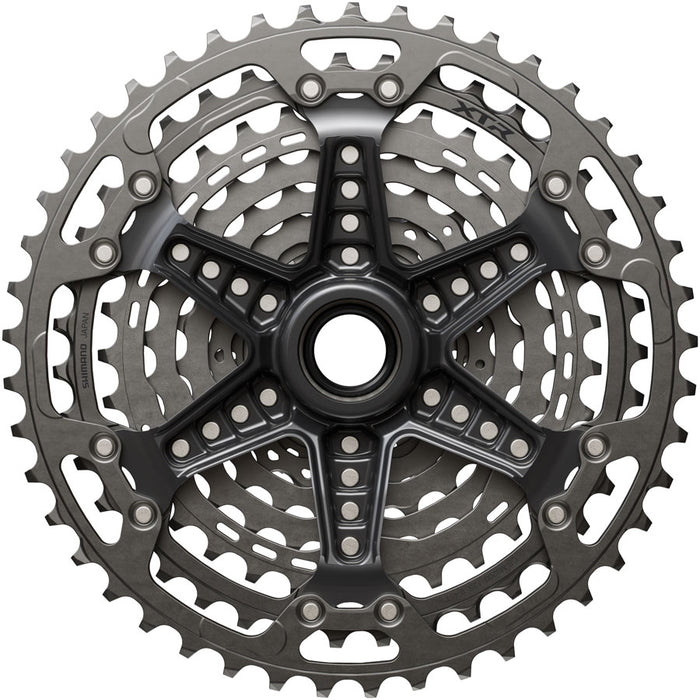 Shimano XTR CS-M9200-12 Cassette - 12-Speed, 9-45t, Hyperglide+, Micro Spline, Gray