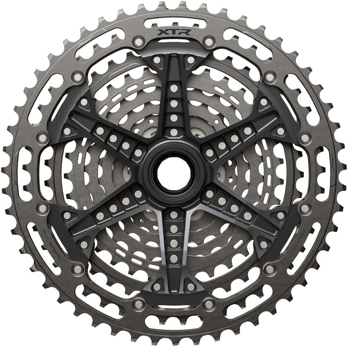 Shimano XTR CS-M9200-12 Cassette - 12-Speed, 10-51t, Hyperglide+, Micro Spline, Gray