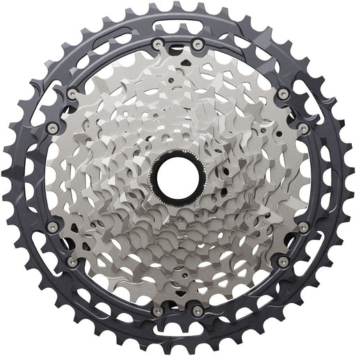 Shimano Deore XT CS-M8200-12 Cassette - 12-Speed, 9-45t, Hyperglide+, Micro Spline, Gray/Silver