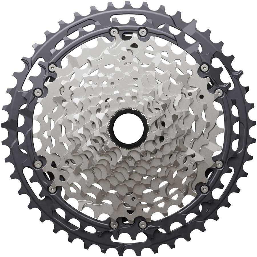 Shimano Deore XT CS-M8200-12 Cassette - 12-Speed, 9-45t, Hyperglide+, Micro Spline, Gray/Silver