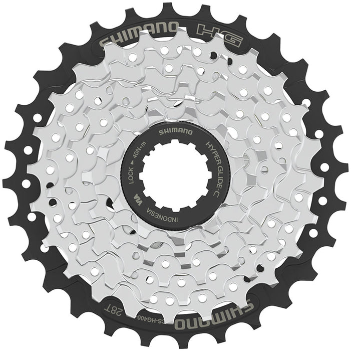 Shimano CS-HG400-7 Cassette - 7-Speed, 11-28t, Silver