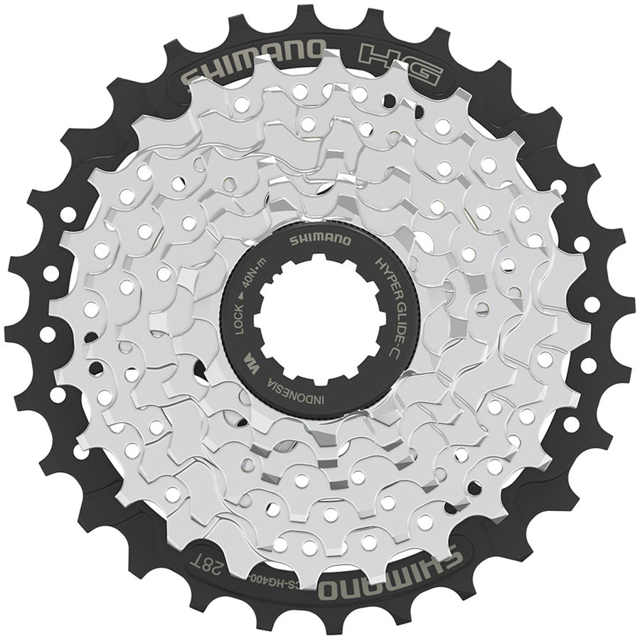 Shimano CS-HG400-7 Cassette - 7-Speed, 11-28t, Silver
