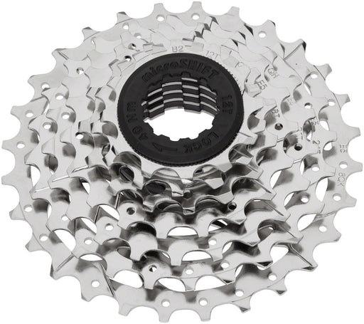 microSHIFT H07 Cassette - 7 Speed, 12-32t, Silver, Nickel Plated