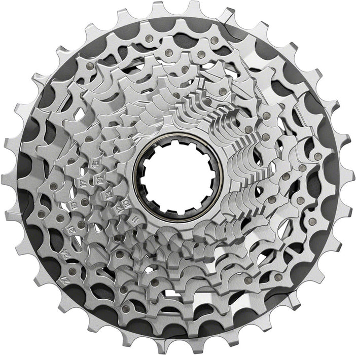 SRAM Force XG-1270 Cassette - 12-Speed, 10-30t, Silver, For XDR Driver Body, E1