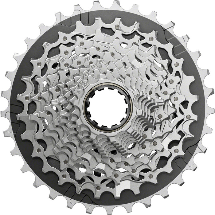 SRAM Force XG-1270 Cassette - 12-Speed, 10-33t, Silver, For XDR Driver Body, E1
