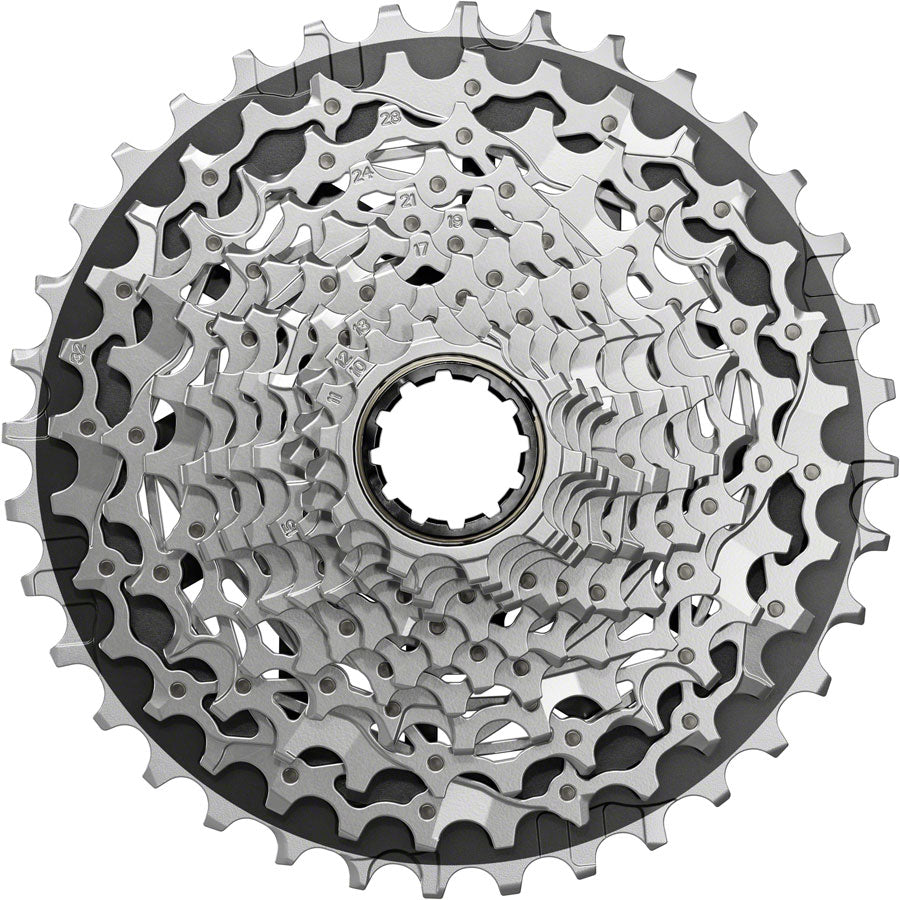 SRAM Force XG-1270 Cassette - 12-Speed, 10-36t, Silver, For XDR Driver Body, E1