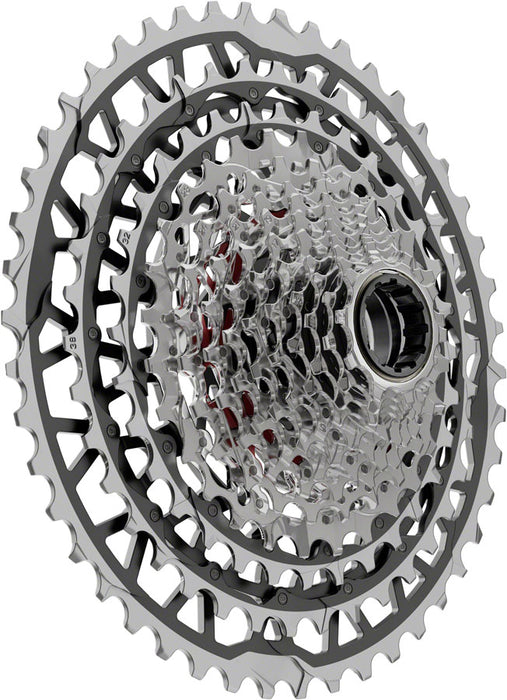 SRAM Force XPLR XG-1371 Cassette - 13-Speed, 10-46t, For XDR Driver, Silver, E1