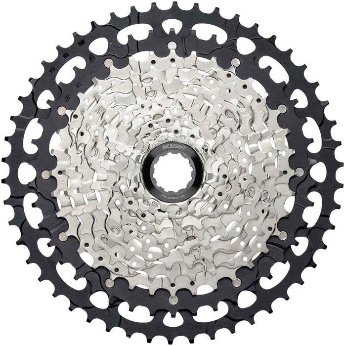 microSHIFT Advent MX 1x11-Speed Groupset - MX Trail Shifter, MX Pro Rear Derailleur, Aluminum Cage, Clutch, 11-50t Cassette, For XD Driver