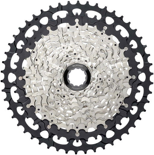 microSHIFT Advent MX G-Series Cassette - 11-Speed, 11-50t, Aluminum Spider, Silver/Black, For XD Driver