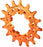 Wheels Manufacturing SOLO HG Cog - 16t, Fits SOLO-HG Kits, Orange