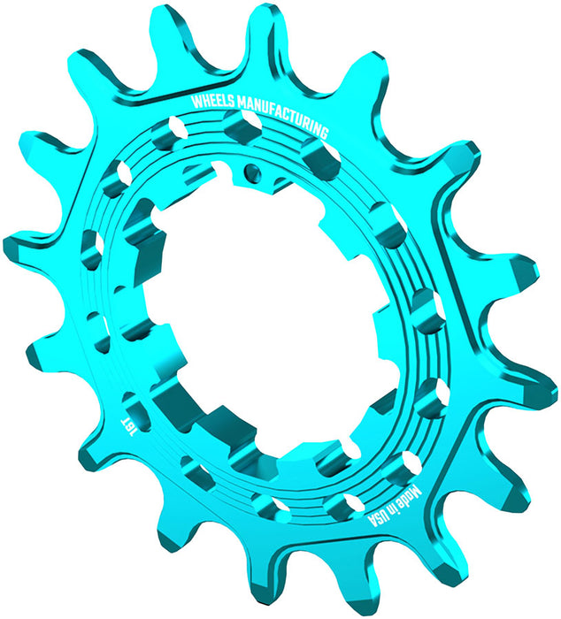 Wheels Manufacturing SOLO HG Cog - 16t, Fits SOLO-HG Kits, Teal