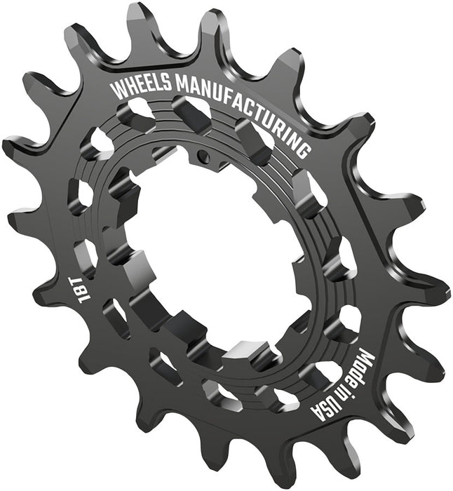 Wheels Mfg SOLO-HG Singlespeed Cog, 18t, Black