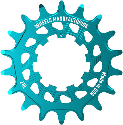 Wheels Manufacturing SOLO HG Cog - 18t, Fits SOLO-HG Kits, Teal