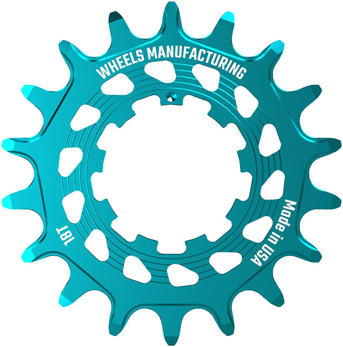 Wheels Manufacturing SOLO HG Cog - 18t, Fits SOLO-HG Kits, Teal