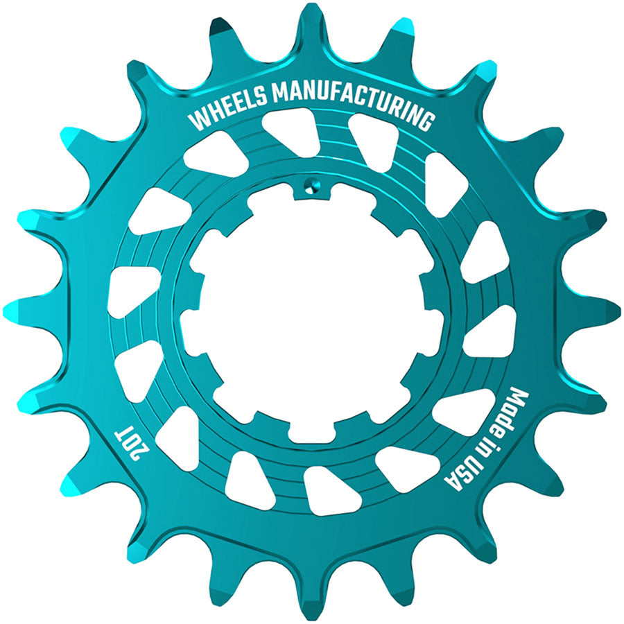 Wheels Manufacturing SOLO HG Cog - 20t, Fits SOLO-HG Kits, Teal